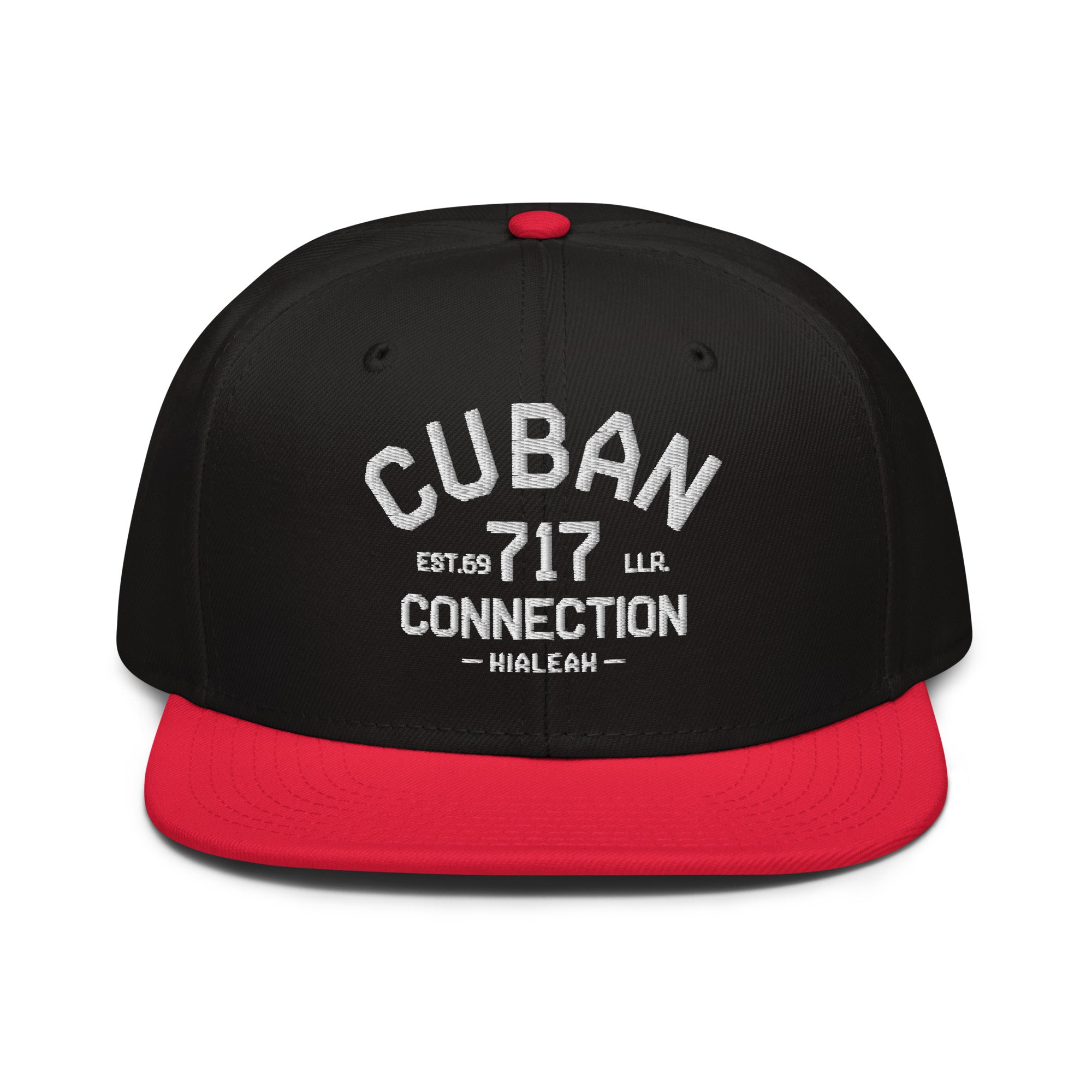 Clásico White Embroidered Logo Snapback Hat