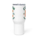 Clásico Green & Orange Logo Travel Mug