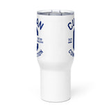 Navy Blue Logo Travel Mug