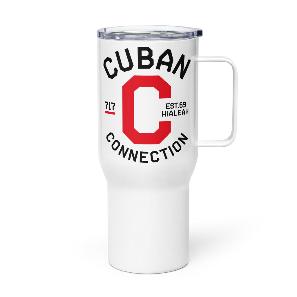 Clásico Black & Red Logo Travel Mug