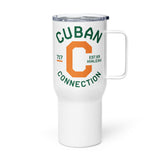 Clásico Green & Orange Logo Travel Mug