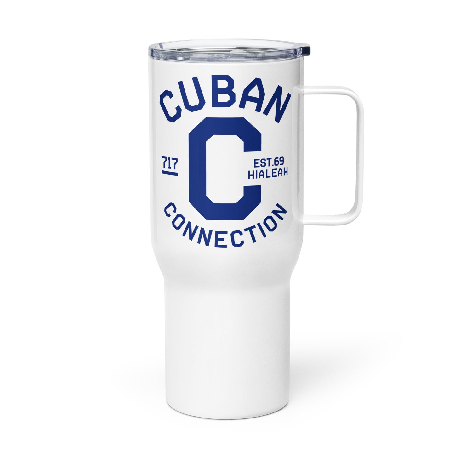 Navy Blue Logo Travel Mug