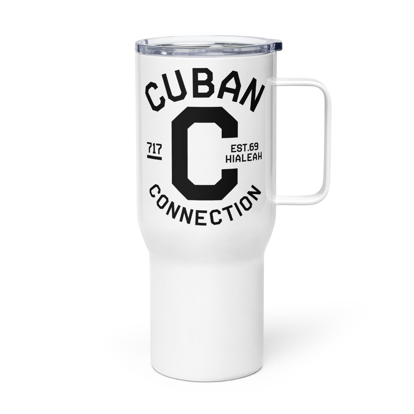 Black Logo Travel Mug