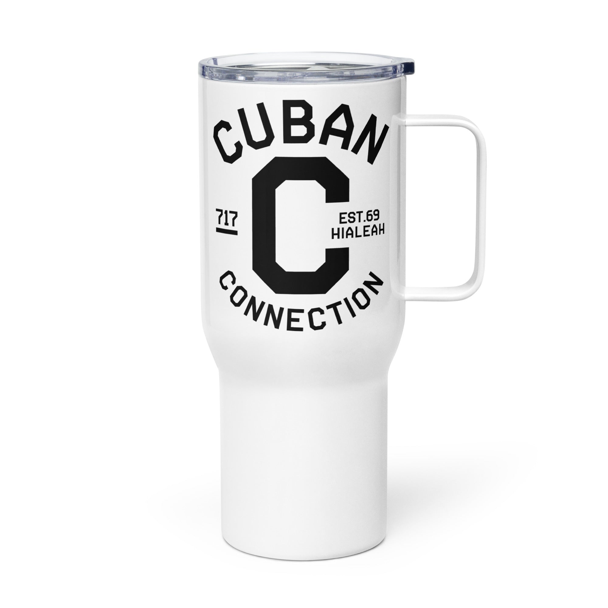 Black Logo Travel Mug