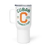 Clásico Green & Orange Logo Travel Mug