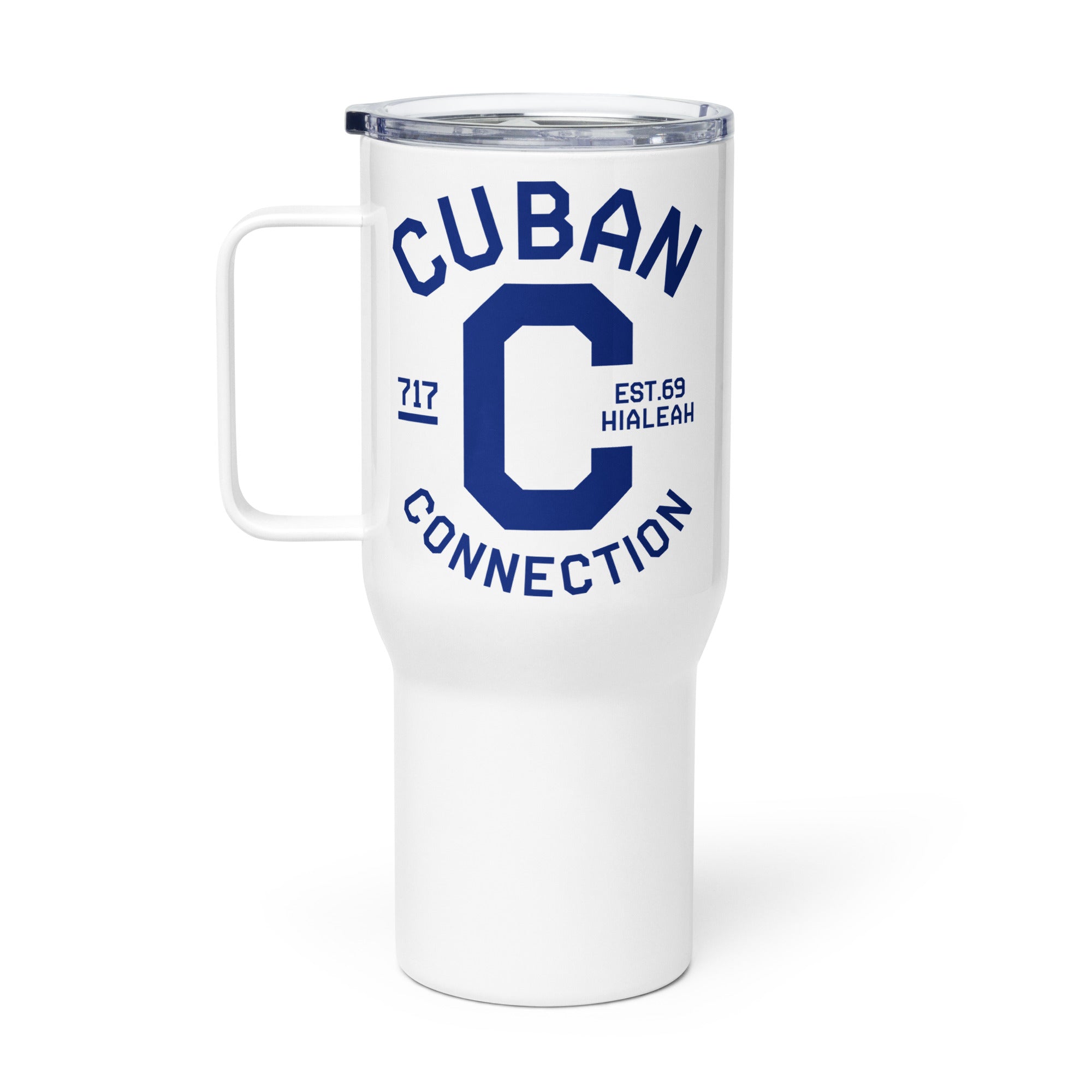 Navy Blue Logo Travel Mug