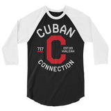Clásico White & Red Logo 3/4 Sleeve T-Shirt