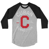 Clásico White & Red Logo 3/4 Sleeve T-Shirt