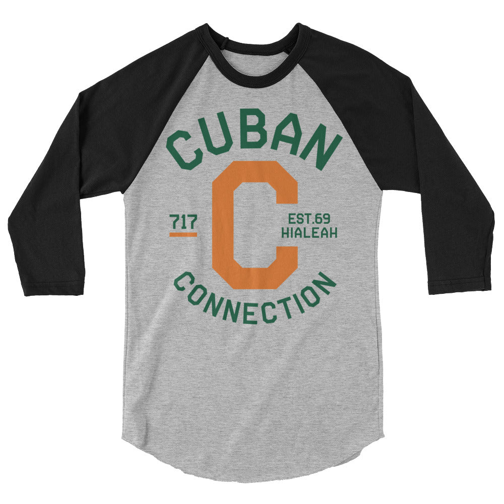 Clásico Green & Orange Logo 3/4 Sleeve T-Shirt
