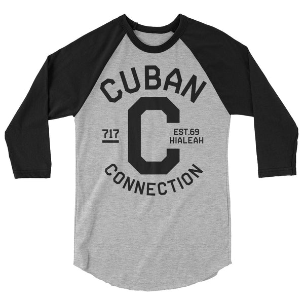Clásico Black Logo 3/4 Sleeve T-Shirt
