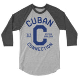 Clásico Navy Blue Logo 3/4 Sleeve T-Shirt