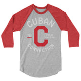 Clásico White & Red Logo 3/4 Sleeve T-Shirt