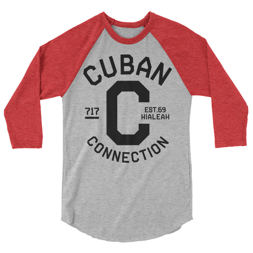 Clásico Black Logo 3/4 Sleeve T-Shirt