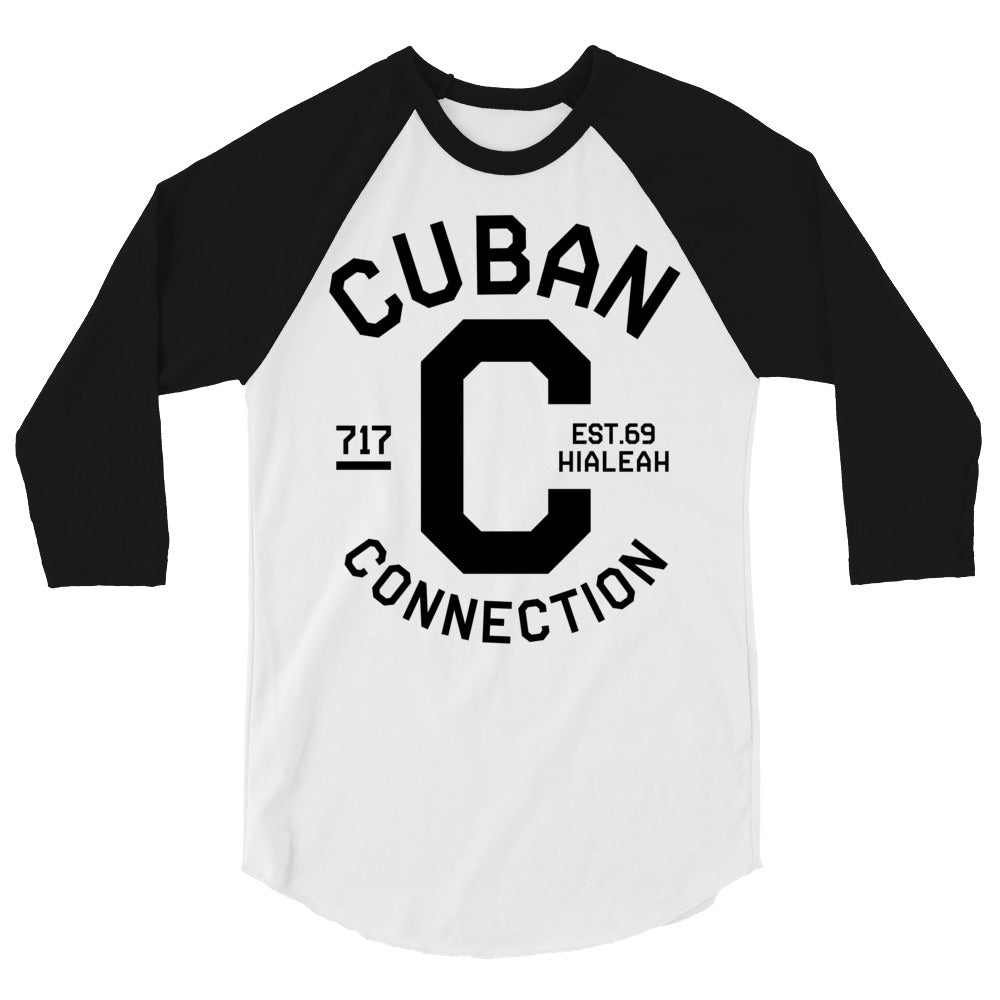 Clásico Black Logo 3/4 Sleeve T-Shirt