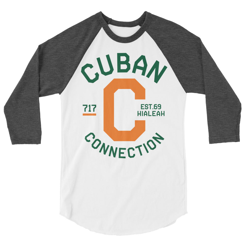 Clásico Green & Orange Logo 3/4 Sleeve T-Shirt
