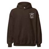 Clásico White Embroidered Logo Hoodie
