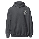 Clásico White Embroidered Logo Hoodie