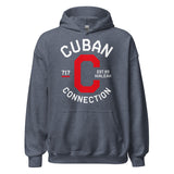 Clásico White & Red Logo Hoodie