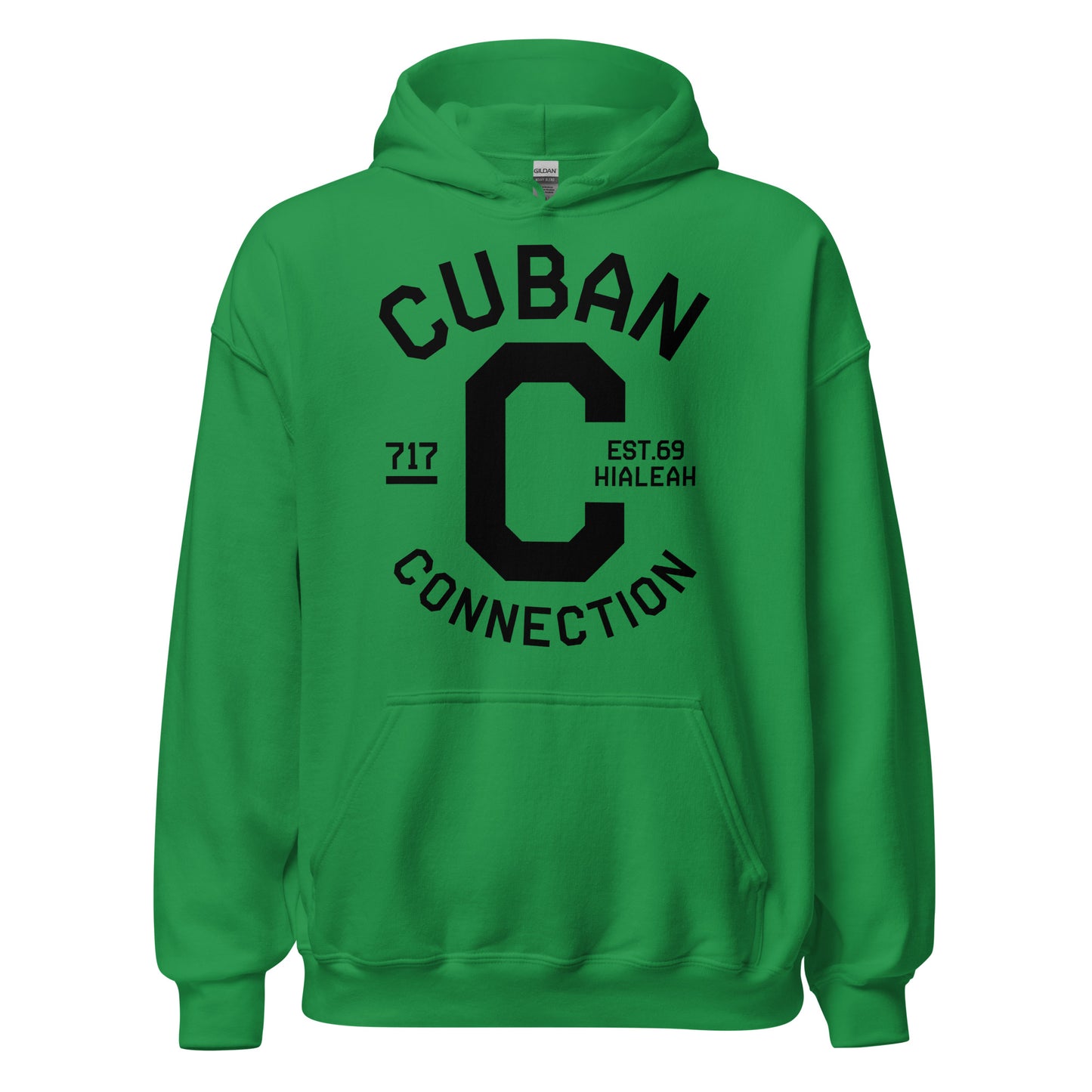 Clásico Black Logo Hoodie