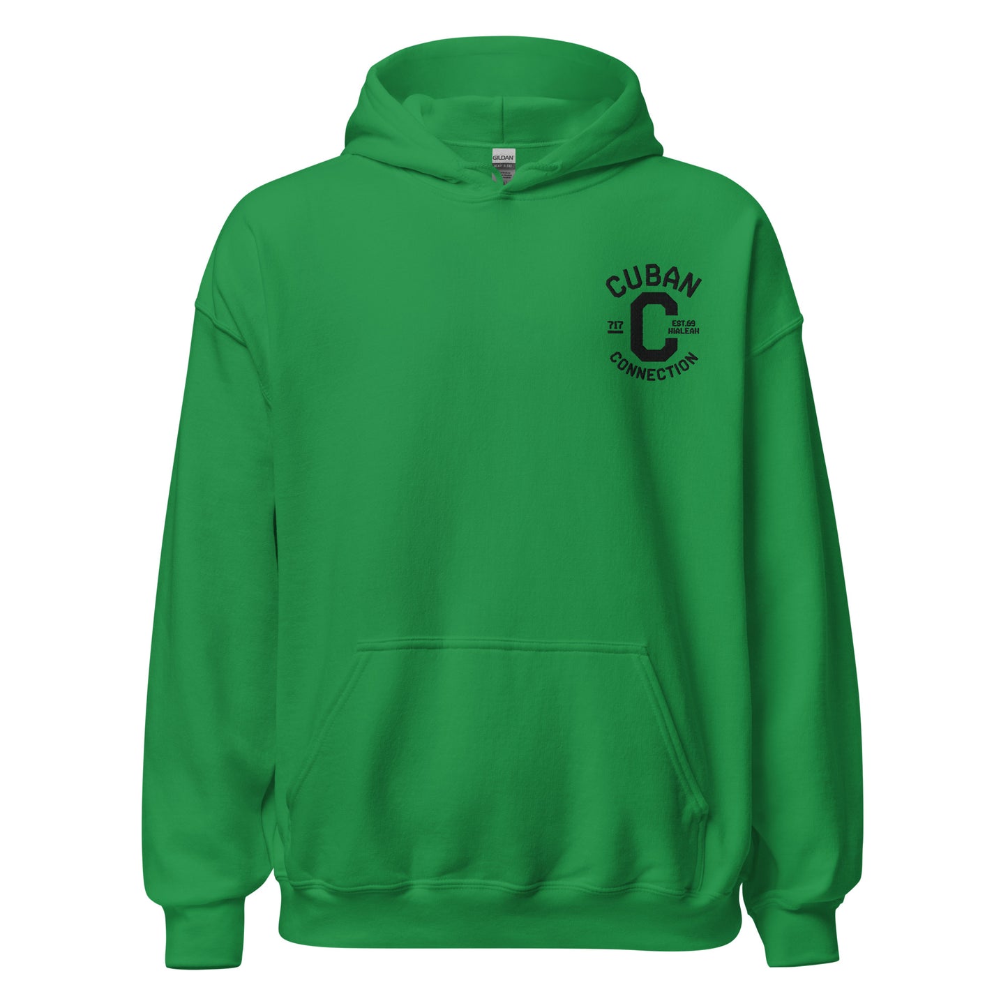 Clásico Black Embroidered Logo Hoodie