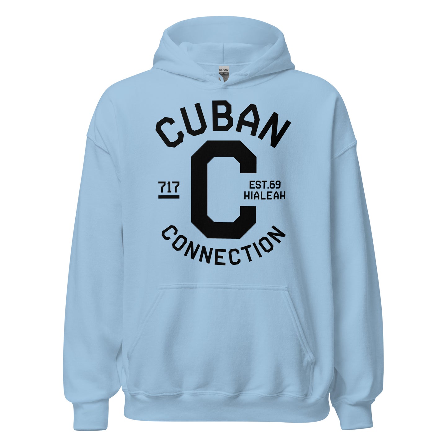 Clásico Black Logo Hoodie