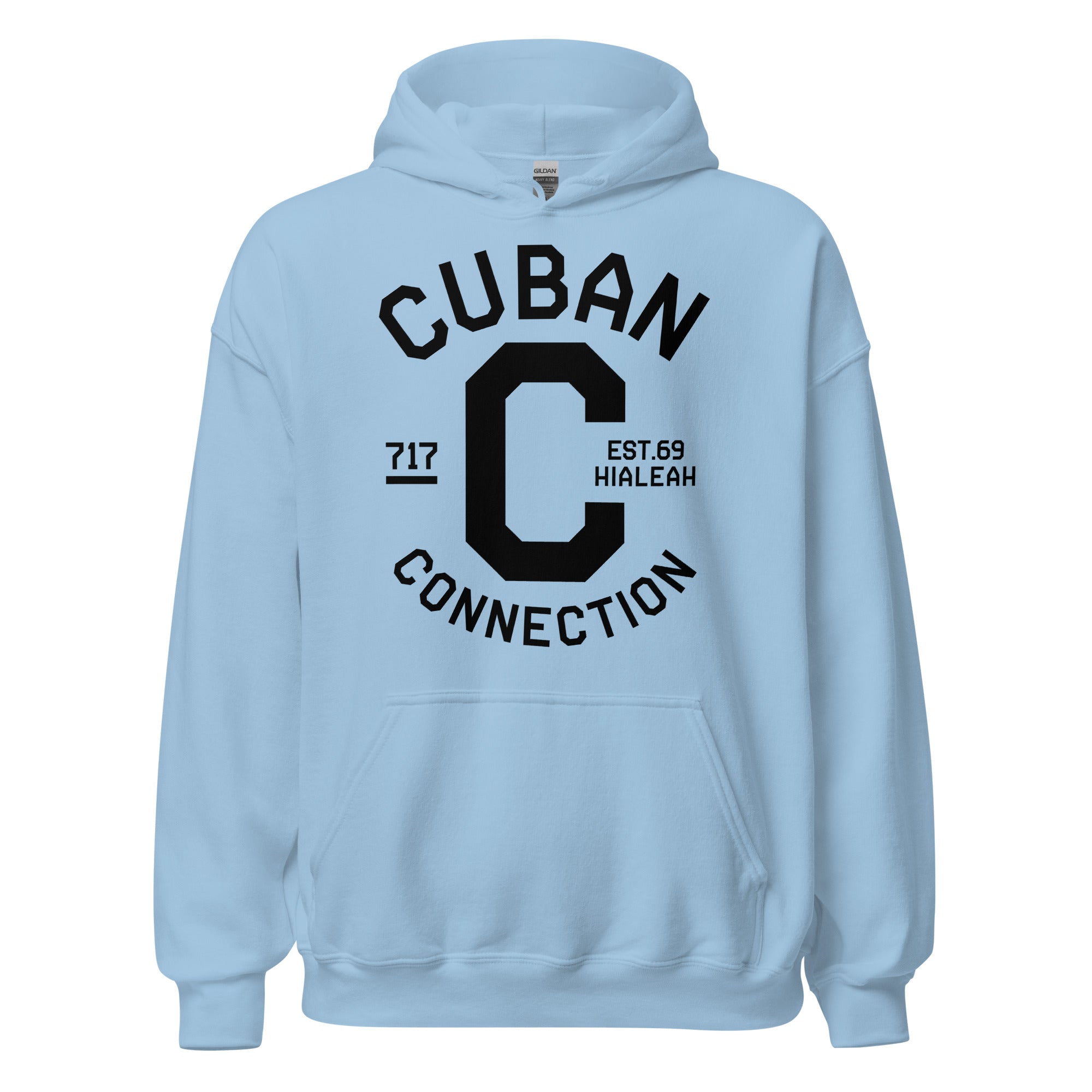 Clásico Black Logo Hoodie