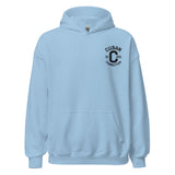 Clásico Black Embroidered Logo Hoodie