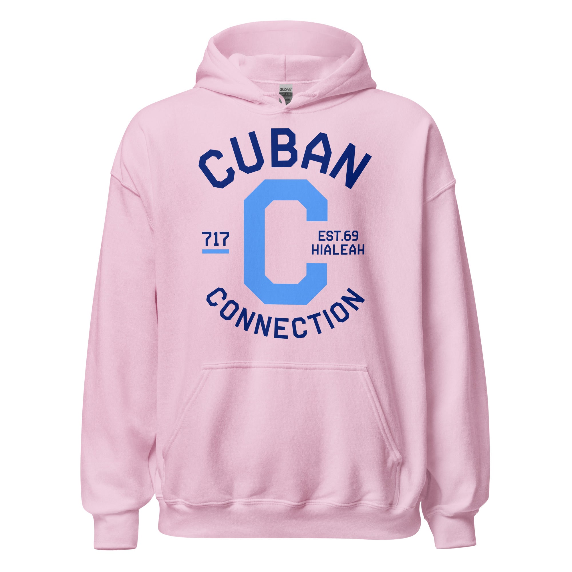 Clásico Navy & Sky Blue Logo Hoodie