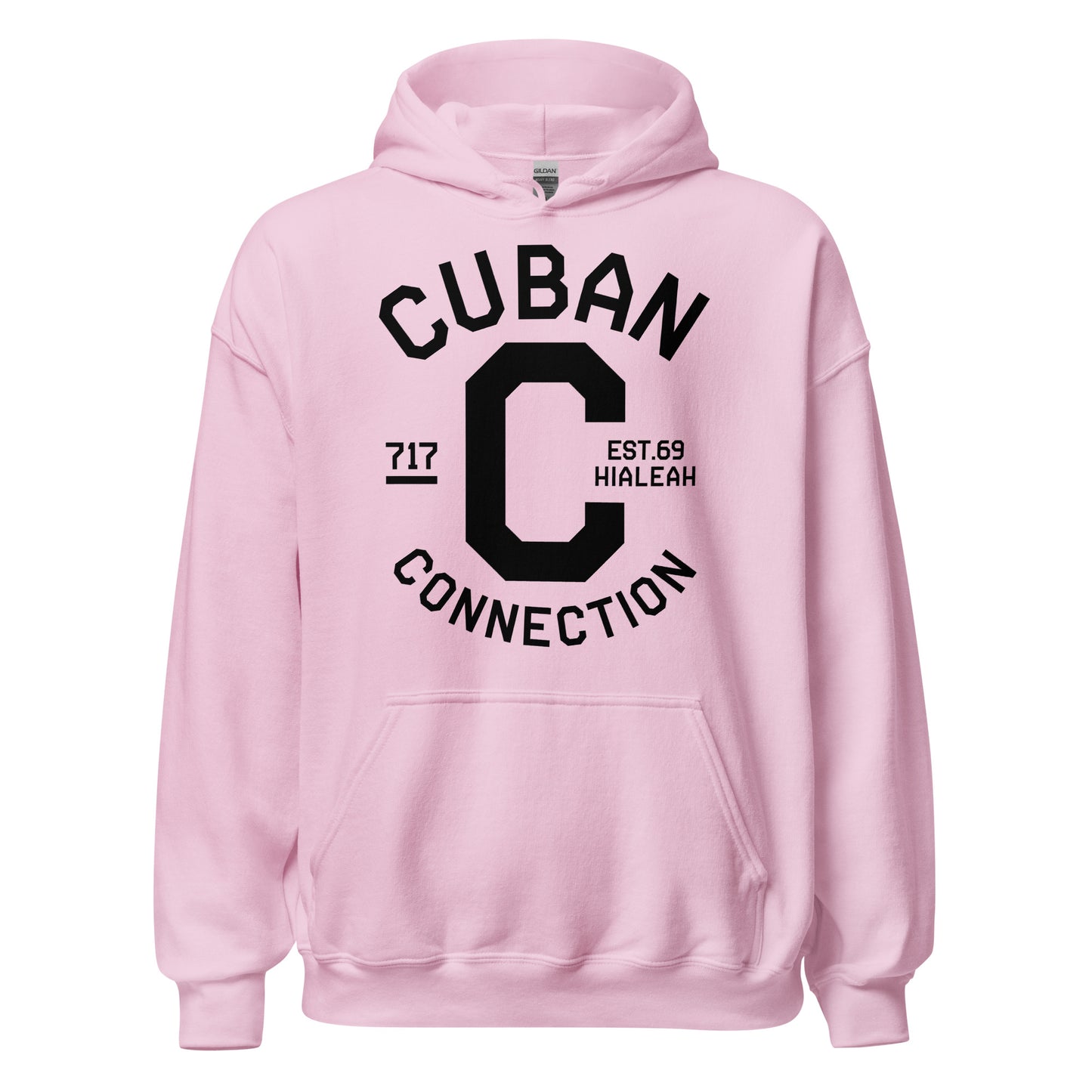 Clásico Black Logo Hoodie