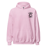 Clásico Black Embroidered Logo Hoodie