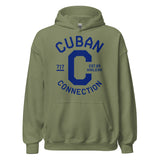 Clásico Navy Blue Logo Hoodie