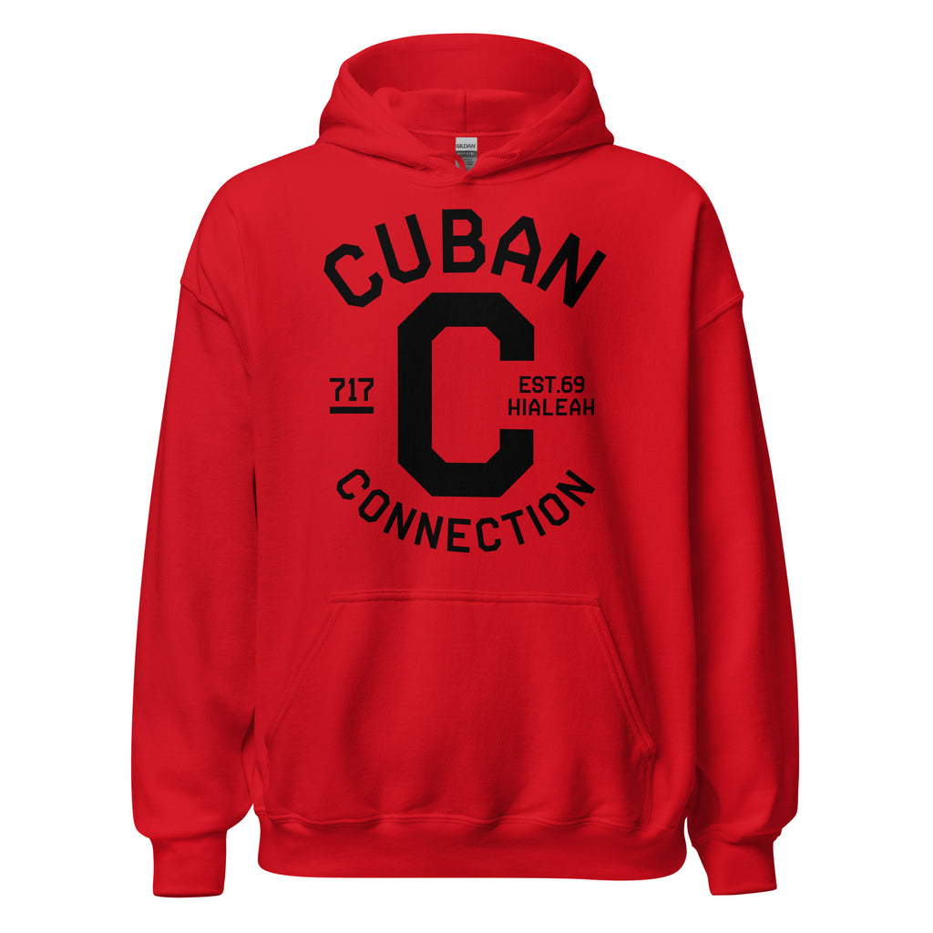 Clásico Black Logo Hoodie