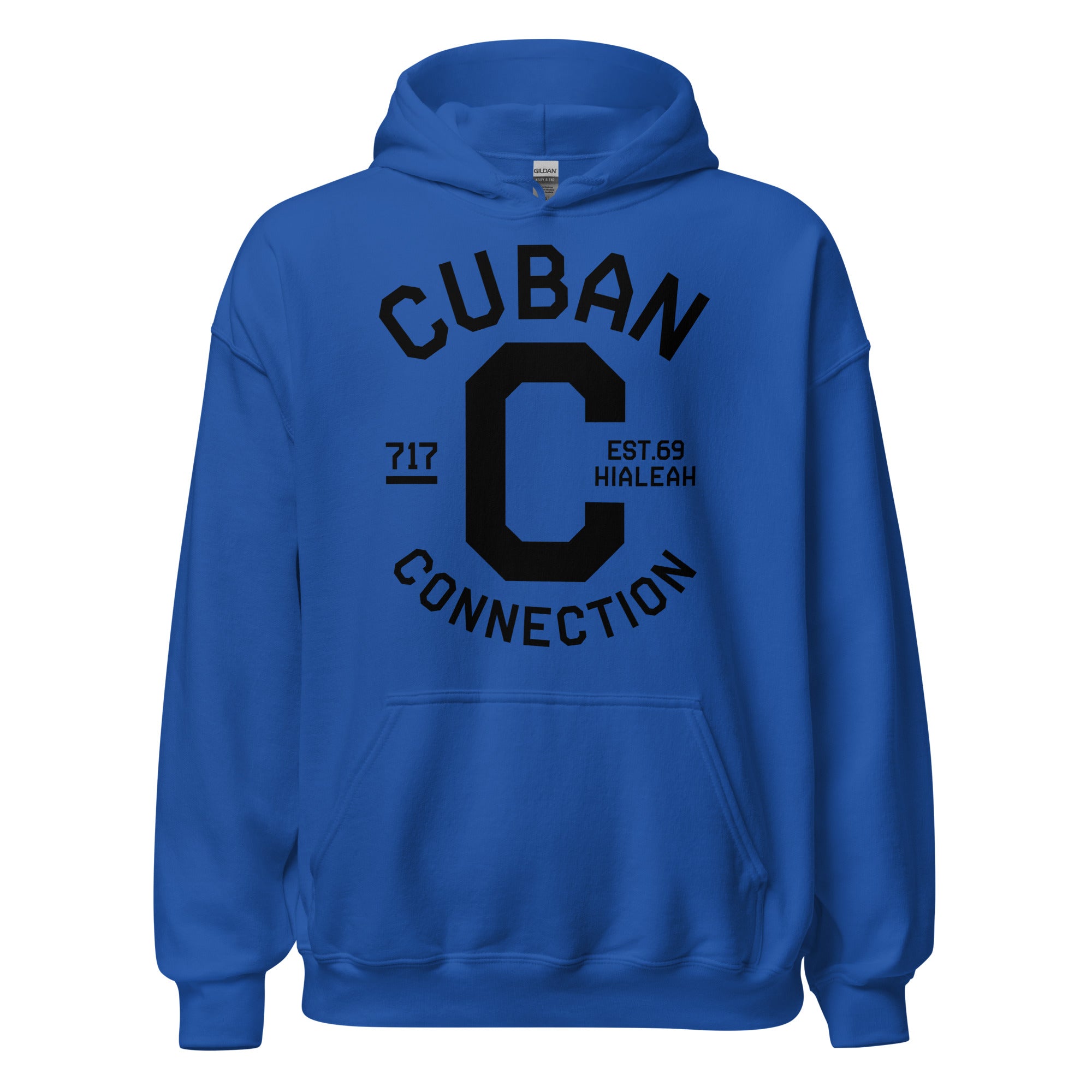 Clásico Black Logo Hoodie