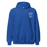 Clásico White Embroidered Logo Hoodie