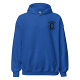 Clásico Black Embroidered Logo Hoodie
