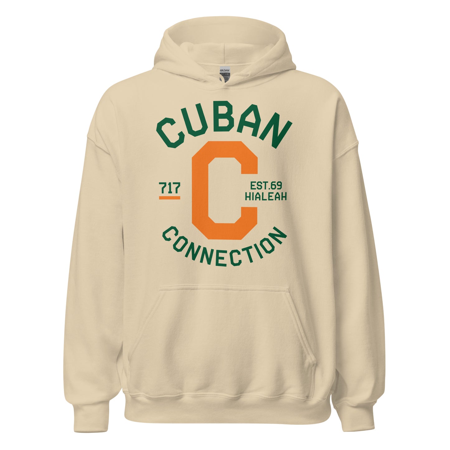 Clásico Green & Orange Logo Hoodie