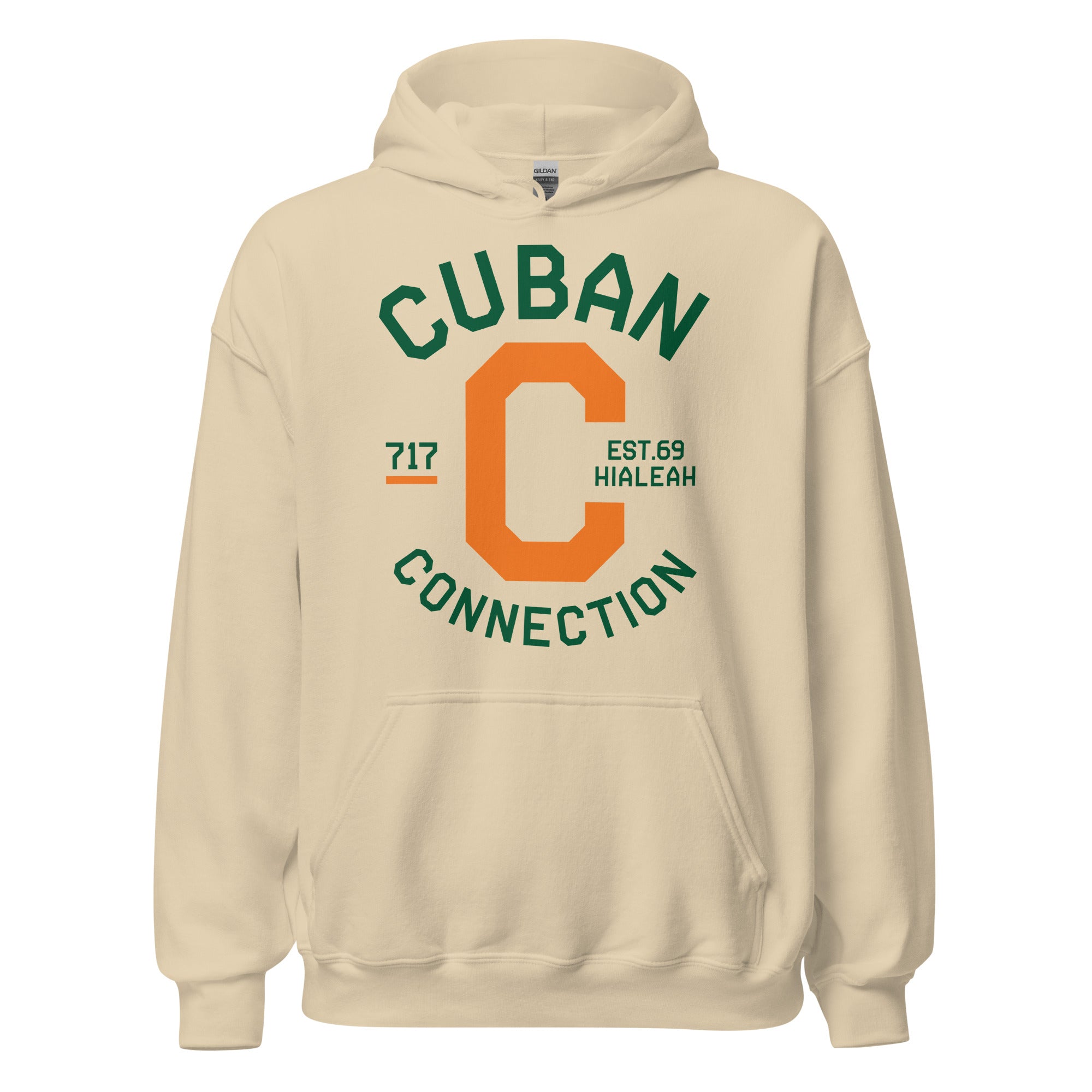 Clásico Green & Orange Logo Hoodie
