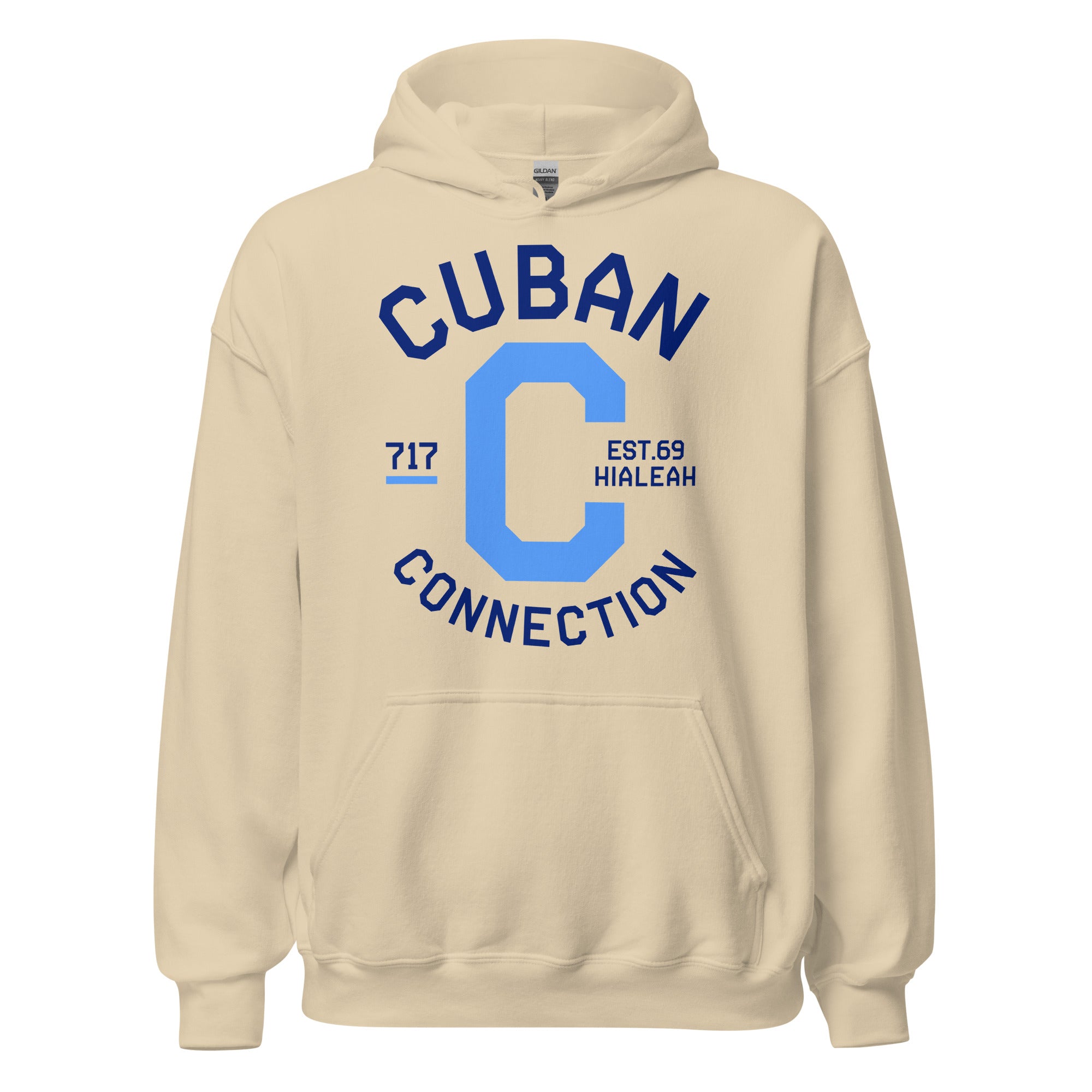 Clásico Navy & Sky Blue Logo Hoodie