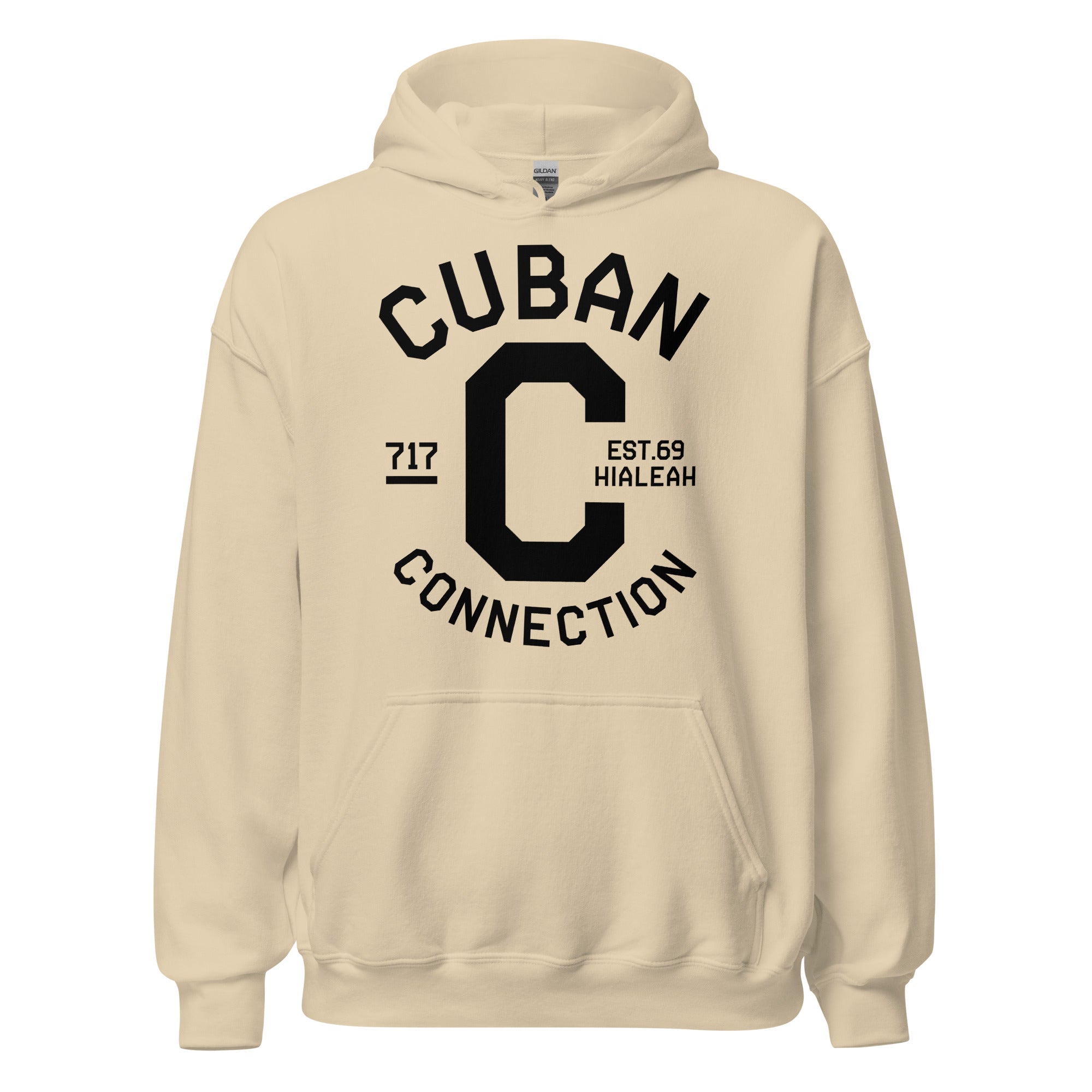 Clásico Black Logo Hoodie