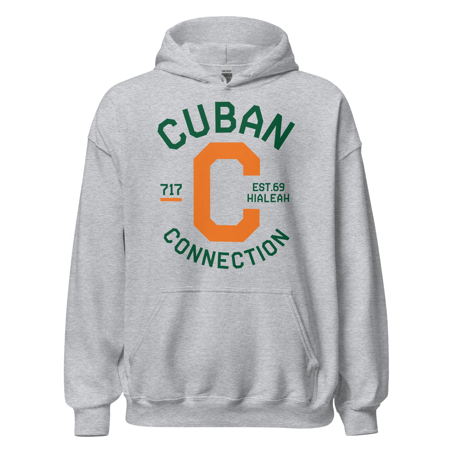 Clásico Green & Orange Logo Hoodie