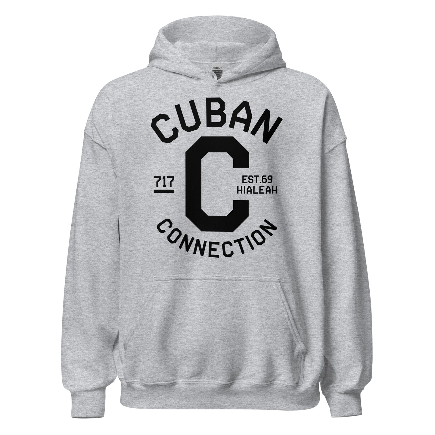 Clásico Black Logo Hoodie
