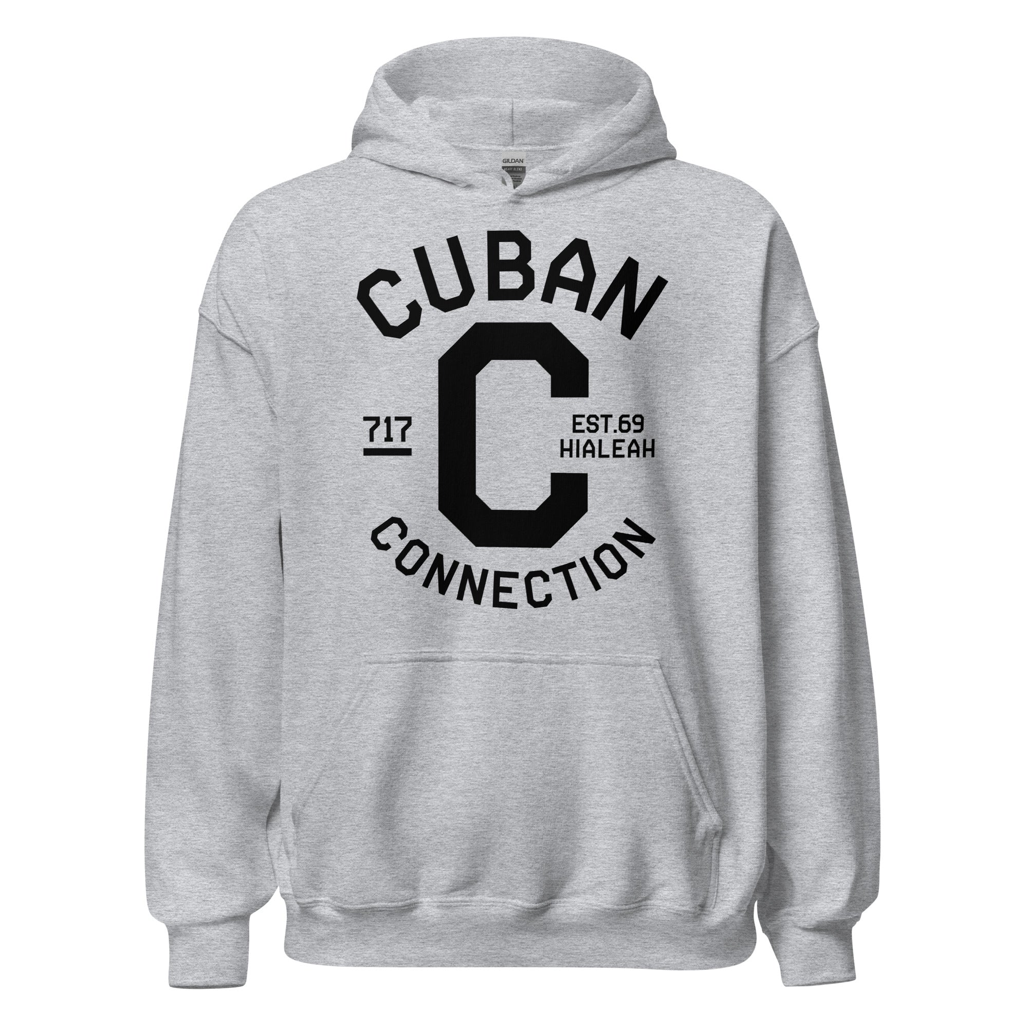 Clásico Black Logo Hoodie