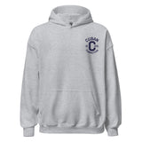 Clásico Navy Blue Embroidered Logo Hoodie
