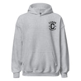 Clásico Black Embroidered Logo Hoodie