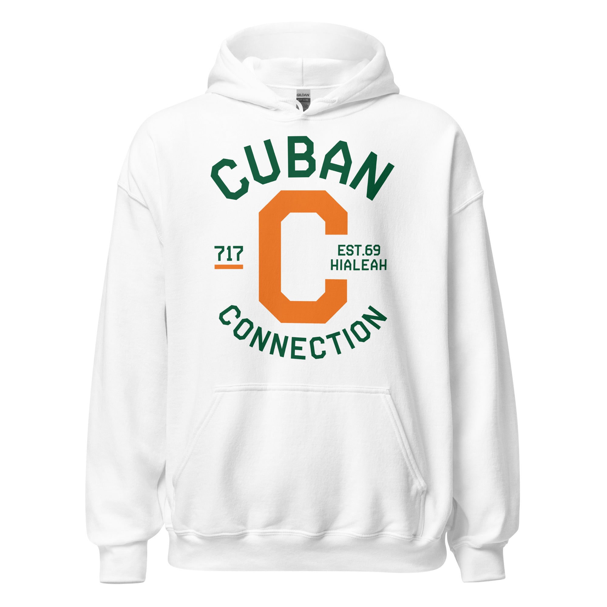 Clásico Green & Orange Logo Hoodie