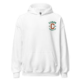 Clásico Green & Orange Embroidered Logo Hoodie