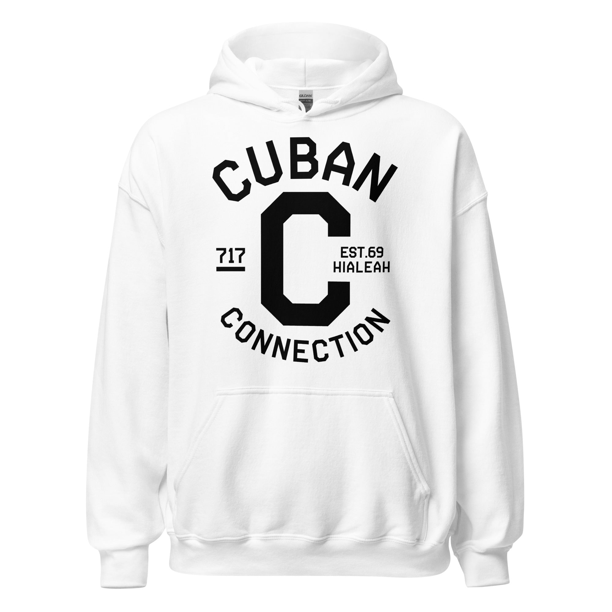 Clásico Black Logo Hoodie