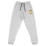 Clásico Red & Yellow Embroidered Logo Joggers