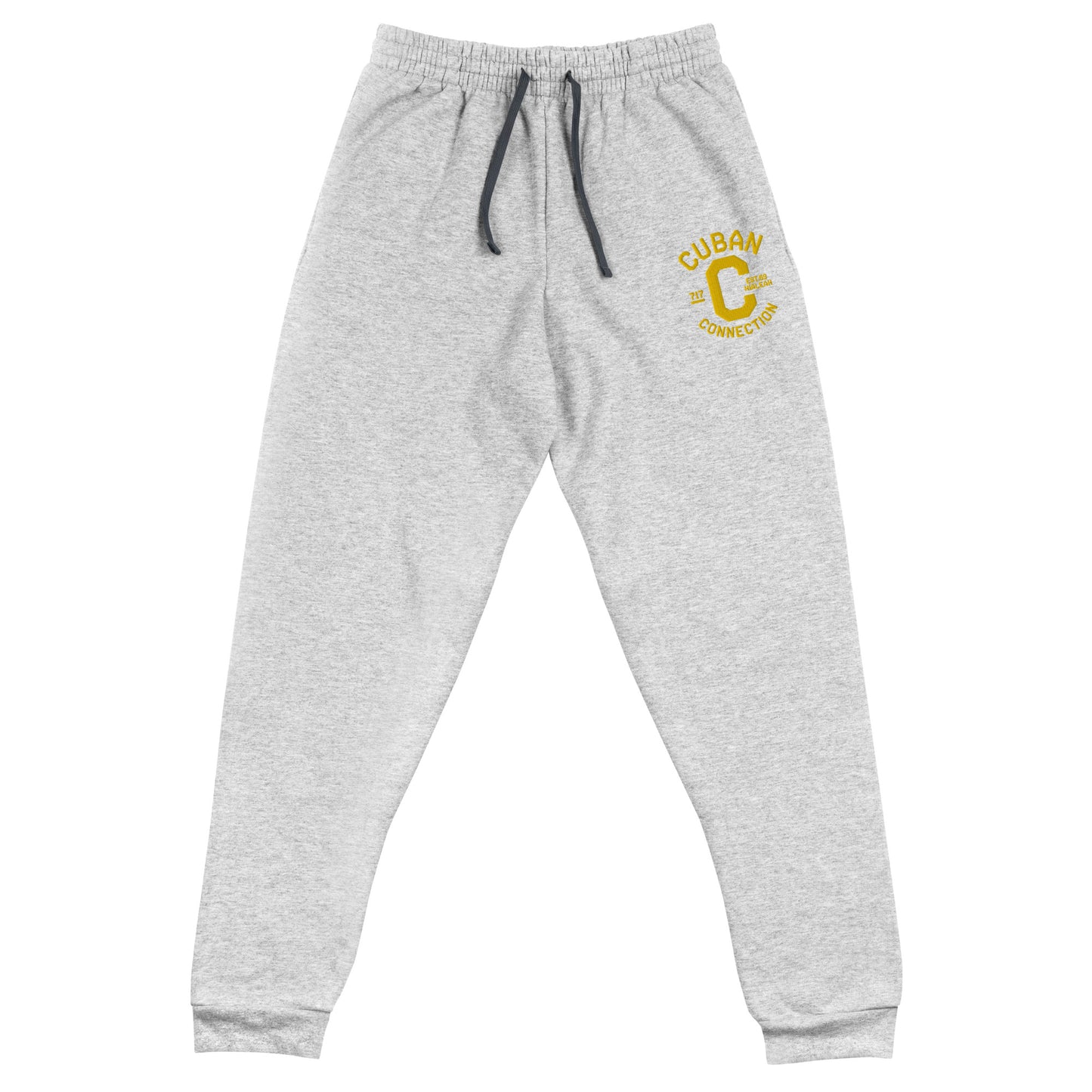 Clásico Yellow Embroidered Logo Joggers