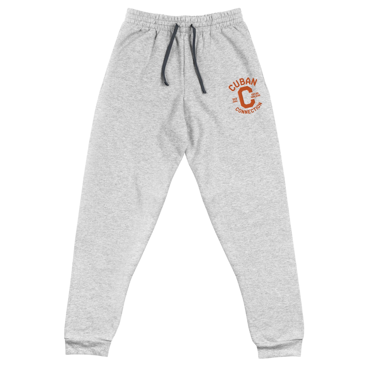 Clásico Orange Embroidered Logo Joggers
